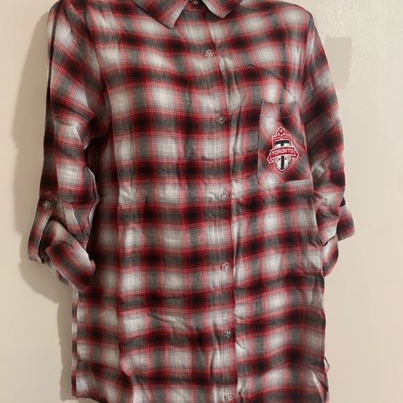Concepts Sports Toronto Plaid Shirt Size L - Picture 4 of 10